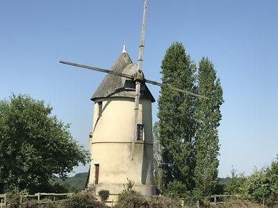 Moulin A Vent Le Champ Du Trail Villa Saint-Cyr-des-Gats Exteriör bild